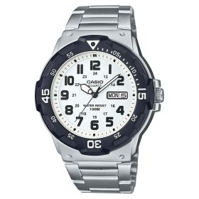 Casio Men's Dive Style Bracelet Watch, White Dial MRW200HD-7BV