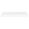 Floating Wall Shelves 2 pcs White 23.6"x9.3"x1.5" MDF