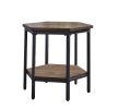 Ultimo - Hexagon End Table - Brown