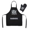 [Personalization Only] Official NFL Raiders Personalized Apron and BBQ Mitt Set