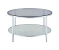 Frostine - Round Coffee Table - Silver