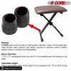 5 Core Keyboard Bench Adjustable Piano Stool Comfortable Thick Padded Heavy Duty Musician Seat - KBB 02 BR