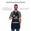 [Personalization Only] Official NFL Raiders Personalized Apron and BBQ Mitt Set