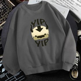 Man New Fleece Sweatshirts Avatar The Last Airbender (Option: Dark Grey-S)