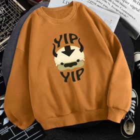 Man New Fleece Sweatshirts Avatar The Last Airbender (Option: Khaki-XL)