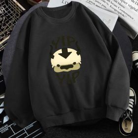 Man New Fleece Sweatshirts Avatar The Last Airbender (Option: Black-2XL)