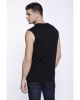 Men's Cotton Muscle T-Shirt - BLACK - XS