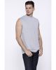 Men's Cotton Muscle T-Shirt - BLACK - XS