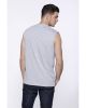 Men's Cotton Muscle T-Shirt - BLACK - XS