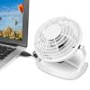 Personal USB Fan 360 Degree Rotation Desk Table Cooling Fan Quiet Laptop Cooler Air Circulator